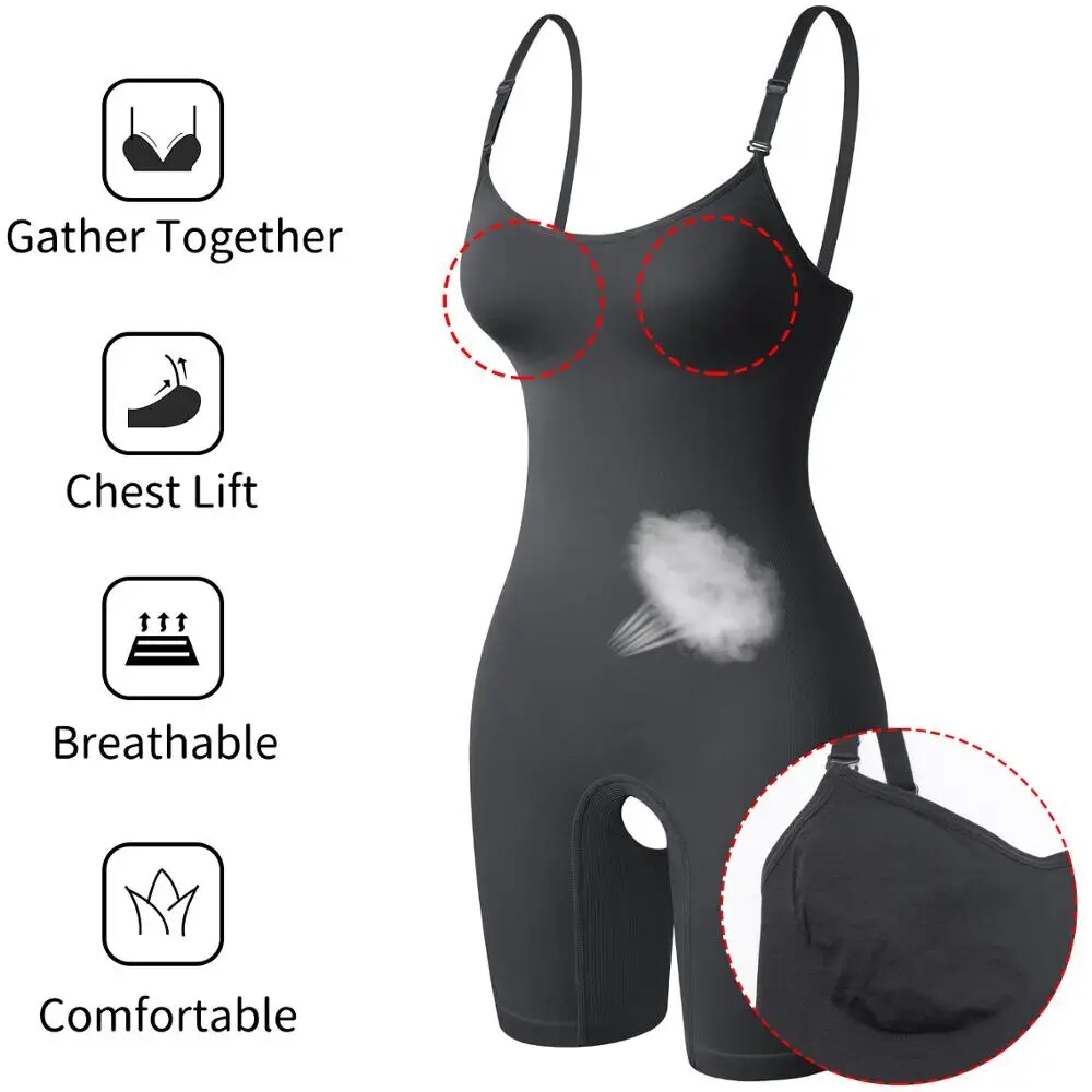 Shapewear Bodysuit for Lifting and Curves