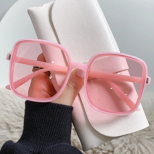 Pink Large Frame Sunglasses